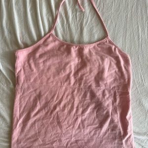 baby pink cami spaghetti strap top y2k 90s 00s balletcore